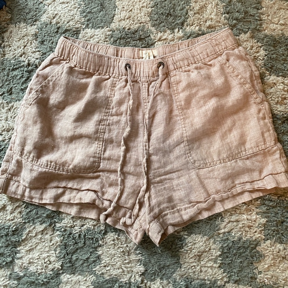 Linen lounge shorts